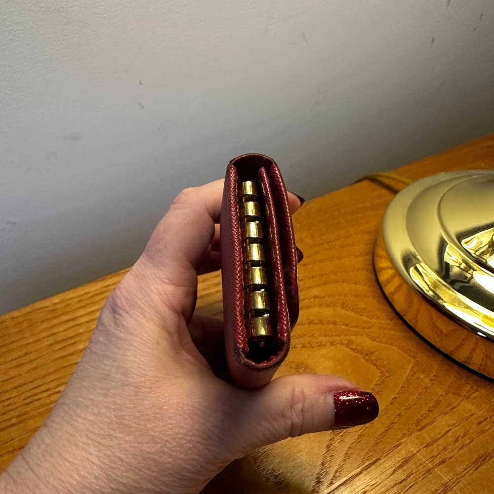 Prada Red Leather 6-piece Keyholder - Picture 4 of 9
